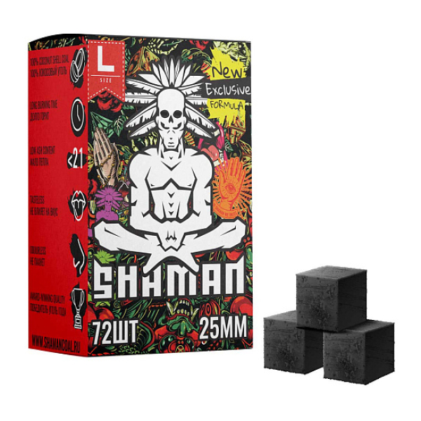 Кокосовый уголь Shaman 25мм в Петропавловске-Камчатском