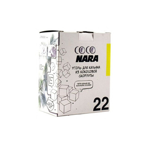 Уголь CocoNara 22мм для кальяна - 24 шт в Петропавловске-Камчатском
