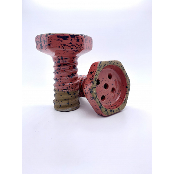 Чаша Thor Evil Screw Bowl Clay Красно Розовый в Петропавловске-Камчатском