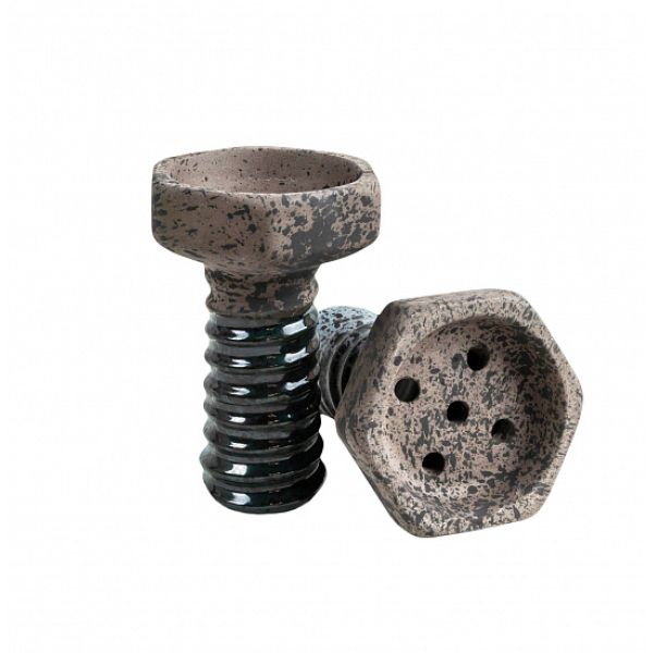 Чаша Thor Evil Screw Bowl Clay Черный Пепельный в Петропавловске-Камчатском