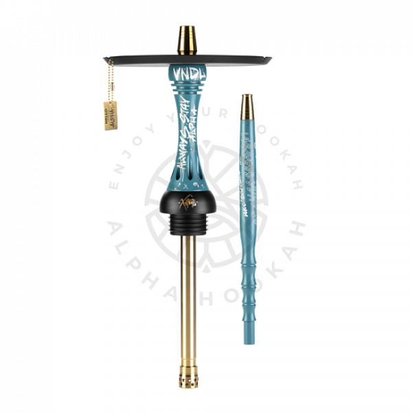 Кальян Alpha Hookah X VNDL Azure Синий (42 см) в Петропавловске-Камчатском