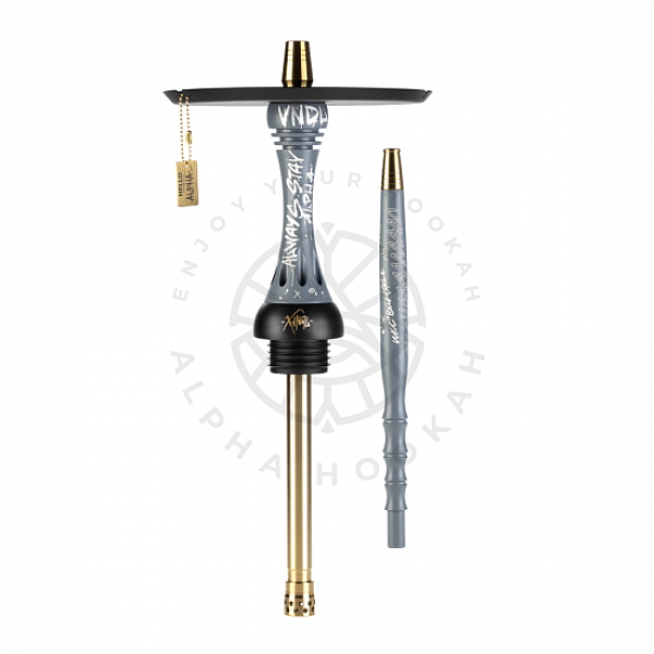 Кальян Alpha Hookah X VNDL Nardo Grey Серый (42 см) в Петропавловске-Камчатском