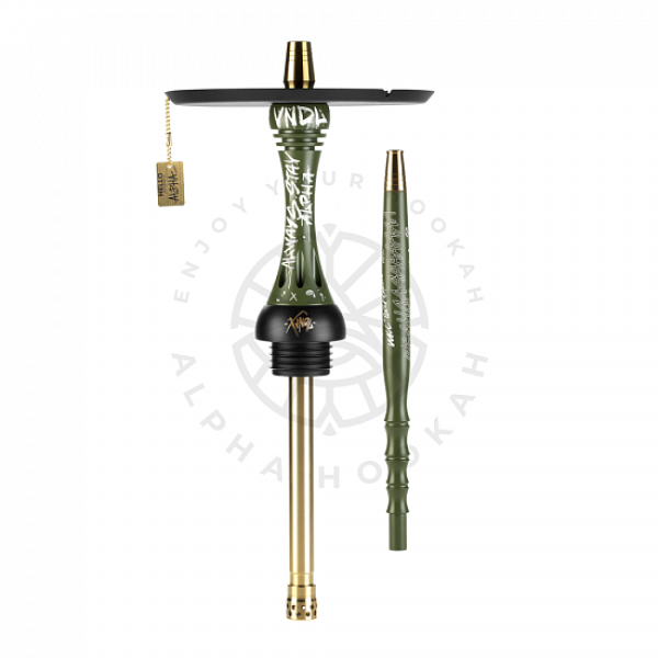 Кальян Alpha Hookah X VNDL Olive Зелёный (42 см) в Петропавловске-Камчатском