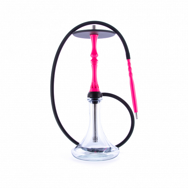 Кальян Alpha Hookah Kappa Rose Fluor (Розовый, 56 см) в Петропавловске-Камчатском