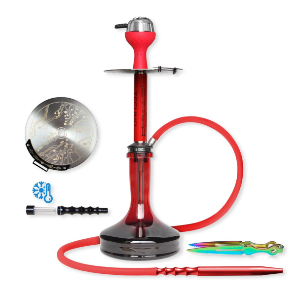 Кальян Seven star TE1 TECHNO Red 60см в Петропавловске-Камчатском