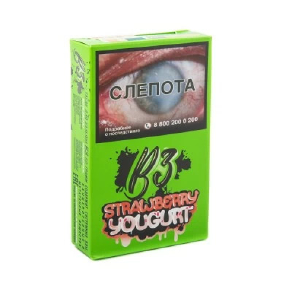 Табак B3 Strawberry Youghurt (Клубничный Йогурт) 50 гр в Петропавловске-Камчатском