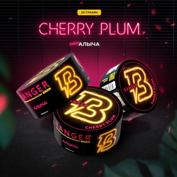 Табак Banger Cherry Plum (Алыча) 25 гр в Петропавловске-Камчатском