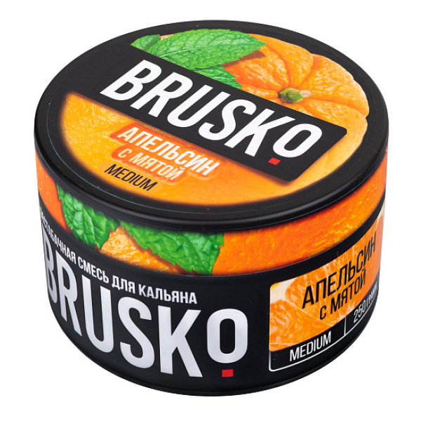 Смесь BRUSKO АПЕЛЬСИН С МЯТОЙ (MEDIUM) 250 гр в Петропавловске-Камчатском