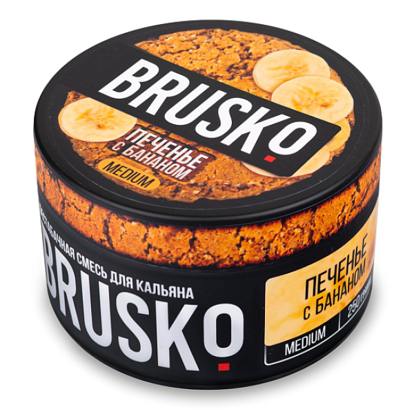 Смесь BRUSKO ПЕЧЕНЬЕ С БАНАНОМ (MEDIUM) 250 гр в Петропавловске-Камчатском