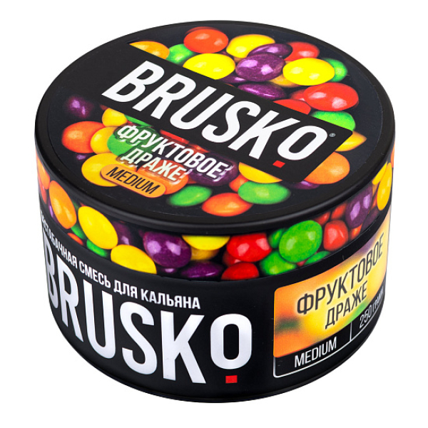 Смесь BRUSKO ФРУКТОВОЕ ДРАЖЕ (MEDIUM) 250 гр в Петропавловске-Камчатском