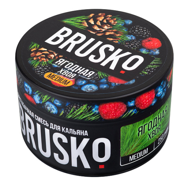Смесь BRUSKO ЯГОДНАЯ ХВОЯ (MEDIUM) 250 гр в Петропавловске-Камчатском