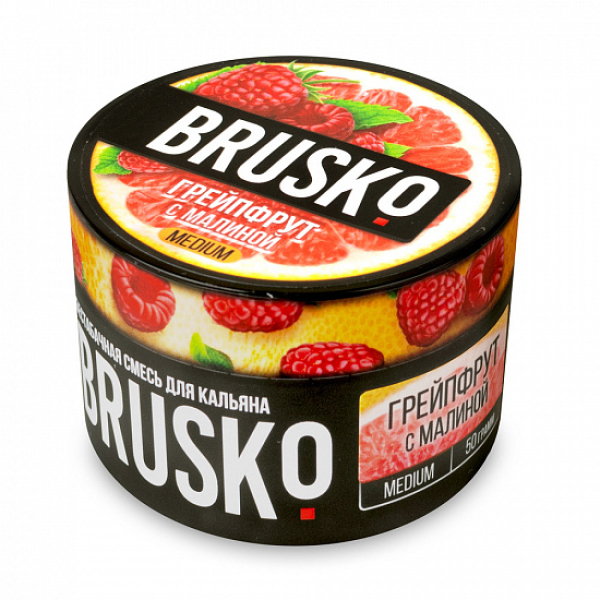 Смесь Brusko Medium Грейпфрут с малиной 50 грамм в Петропавловске-Камчатском
