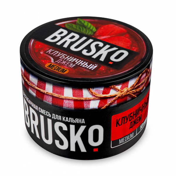 Смесь Brusko Medium Клубничный джем 50 грамм в Петропавловске-Камчатском