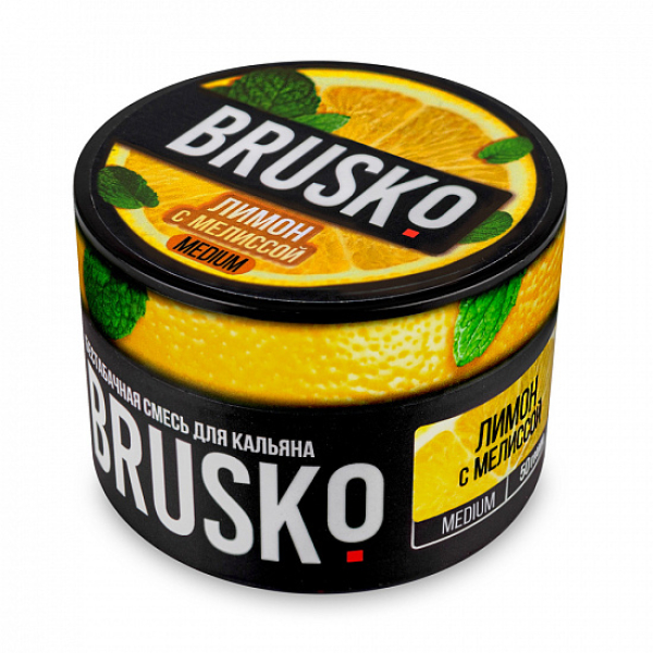 Смесь Brusko Medium Лимон мелисса 50 грамм в Петропавловске-Камчатском