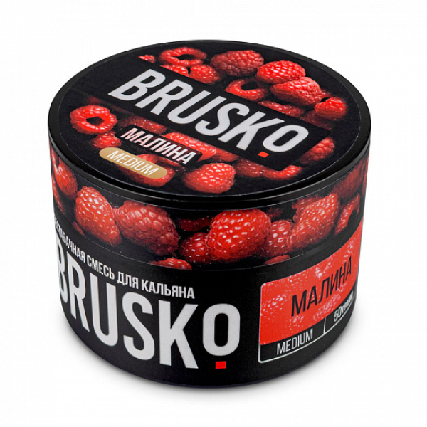 Смесь Brusko Medium Малина 50 грамм в Петропавловске-Камчатском