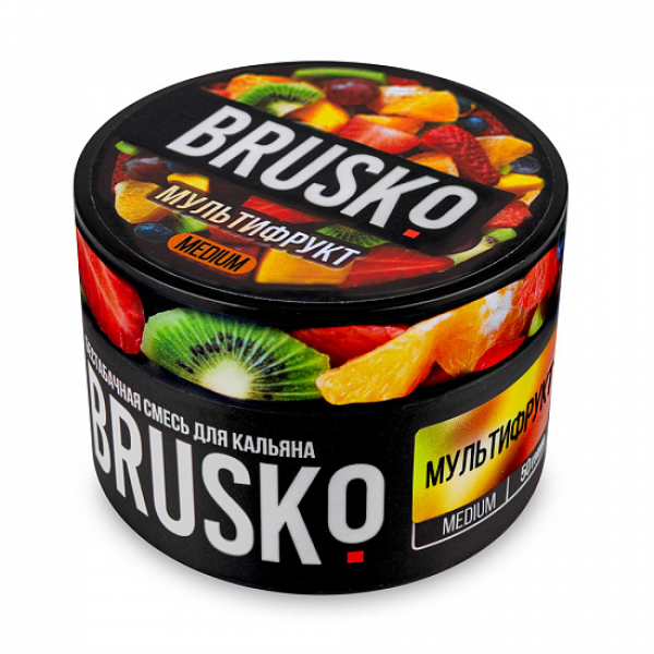 Смесь Brusko Medium Мультифрукт 50 грамм в Петропавловске-Камчатском