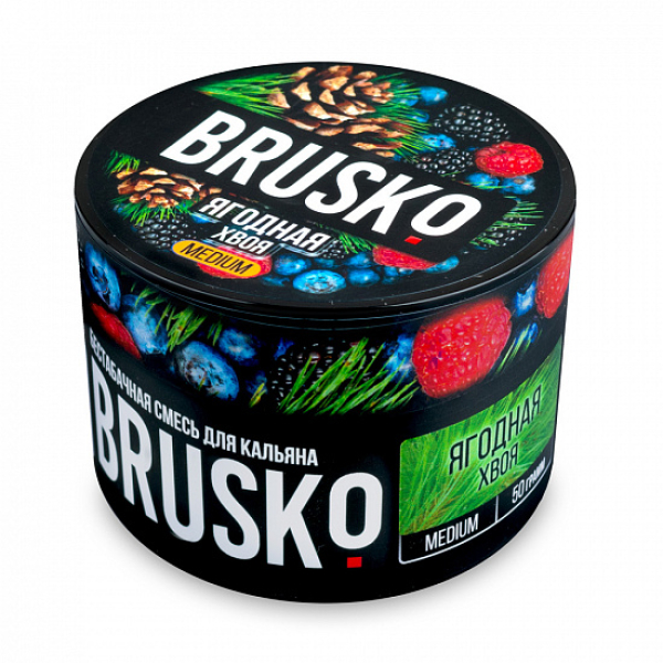 Смесь Brusko Medium Ягодная хвоя 50 грамм в Петропавловске-Камчатском