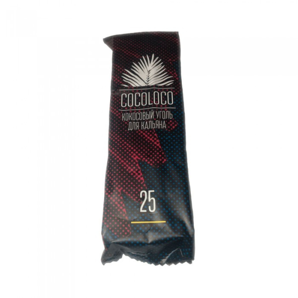 Кокосовый уголь Cocoloco 25мм - 12 шт. в Петропавловске-Камчатском