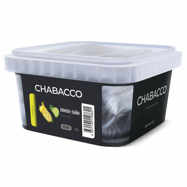 Смесь Chabacco Strong Lemon Lime (Лимон Лайм) 200 гр в Петропавловске-Камчатском