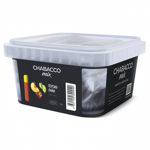 Смесь Chabacco mix Peach Lime (Персик Лайм) 200 гр в Петропавловске-Камчатском
