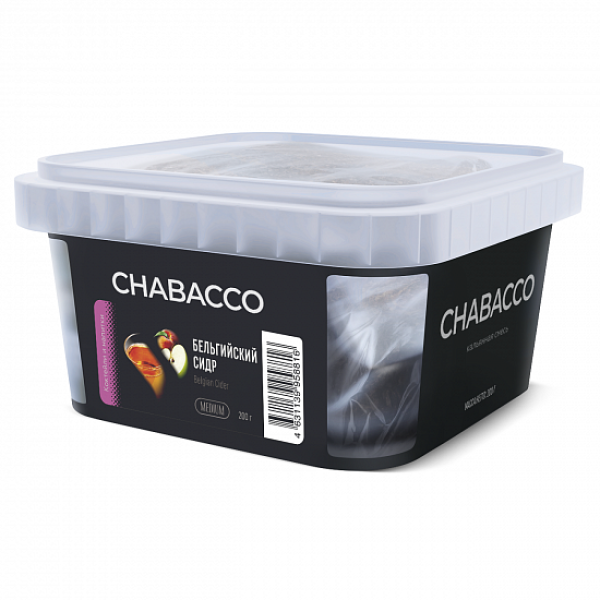 Смесь Chabacco Medium Belgian Cider (Бельгийский Сидр) 200 гр в Петропавловске-Камчатском