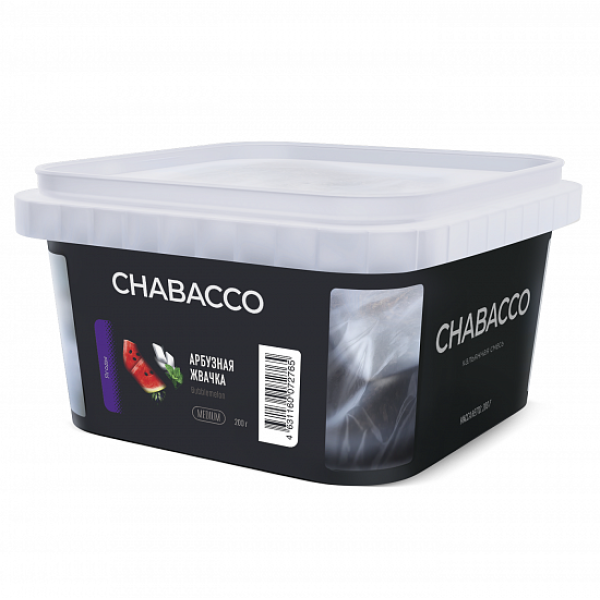 Смесь Chabacco Medium Watermelon Gum (Арбузная Жвачка) 200 гр в Петропавловске-Камчатском