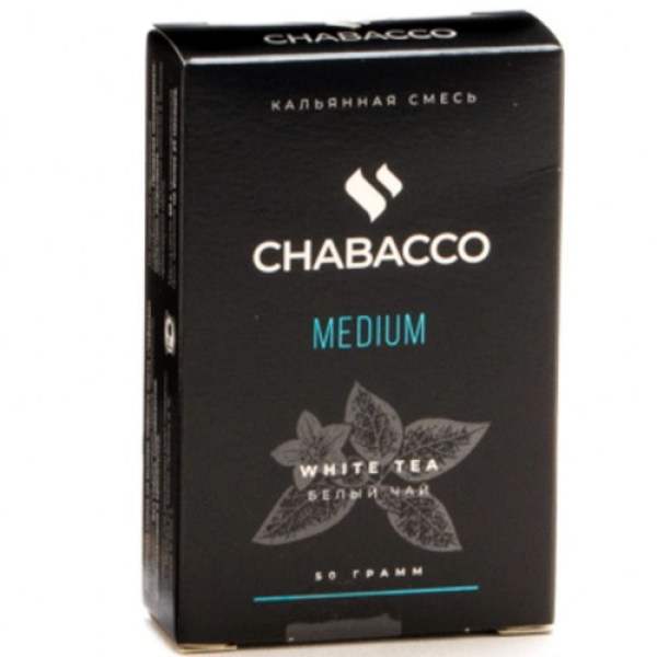Смесь Chabacco Medium WHITE TEA (БЕЛЫЙ ЧАЙ) 50 гр в Петропавловске-Камчатском