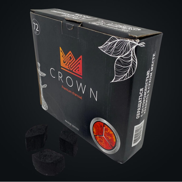 Уголь Crown KALOUD edition для кальяна (72 шт.) в Петропавловске-Камчатском