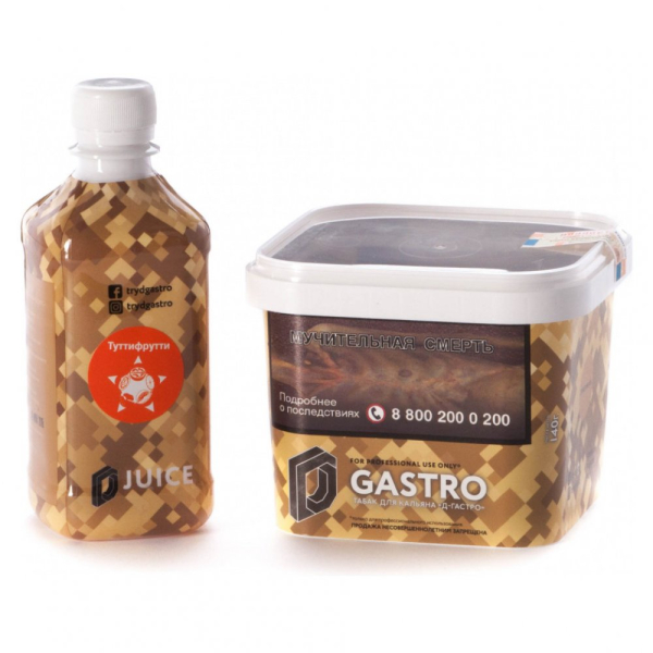 Табак D-Gastro Тутти Фрутти 500 грамм в Петропавловске-Камчатском