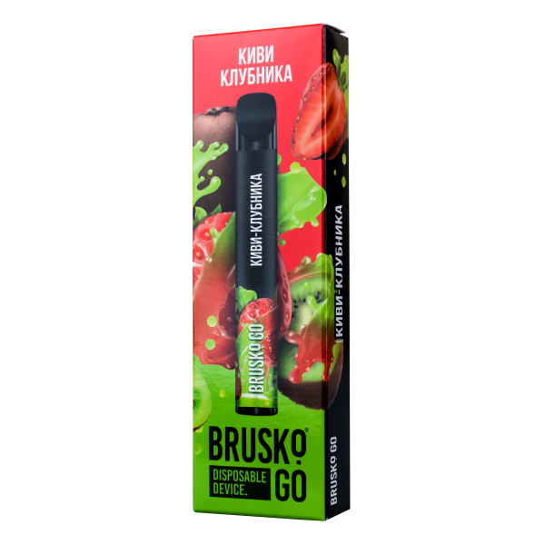 Одноразовая электронная сигарета Brusko Go Киви Клубника 800 затяжек в Петропавловске-Камчатском