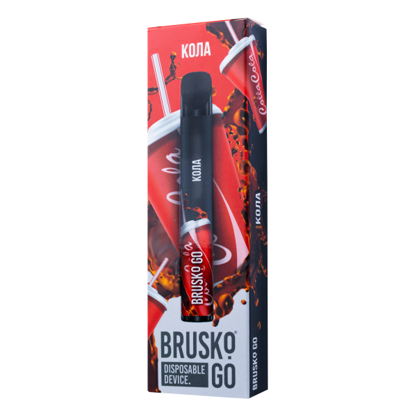 Одноразовая электронная сигарета Brusko Go Кола 800 затяжек в Петропавловске-Камчатском