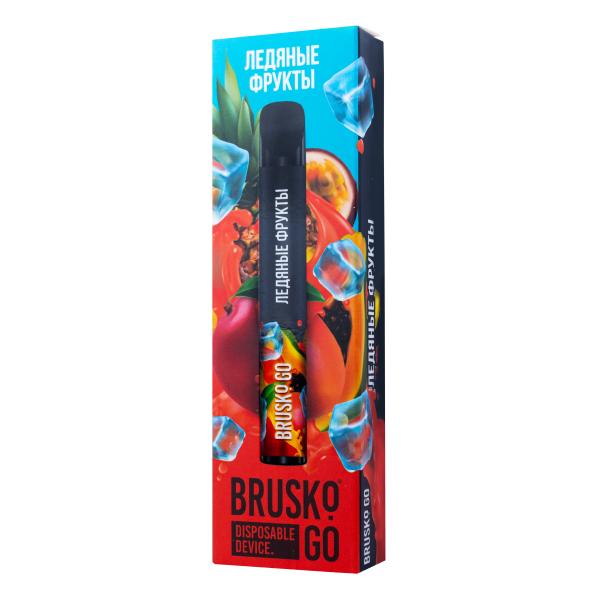 Одноразовая электронная сигарета Brusko Go Ледяные Фрукты 800 затяжек в Петропавловске-Камчатском
