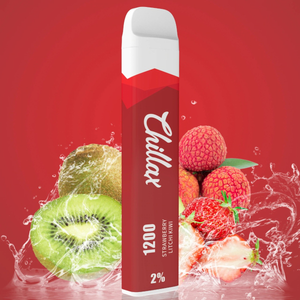 Chillax Strawberry Lychee Kiwi, 1200 тяг в Петропавловске-Камчатском