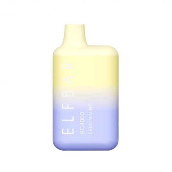 Elf Bar BC4000 Lemon Mint (Лимон с мятой), 4000 тяг в Петропавловске-Камчатском