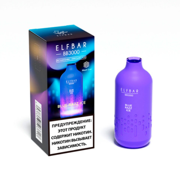 Elfbar BB3000 Голубика малина лед, 3000 тяг в Петропавловске-Камчатском