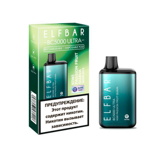 Elfbar BC5000 (Киви маракуйя гуава), 5000 тяг в Петропавловске-Камчатском