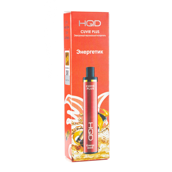 Одноразовая электронная сигарета HQD Cuvie Plus Energy Drink (Энергетик) 1200 затяжек в Петропавловске-Камчатском