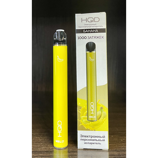 HQD melo banana (банан) 1000 затяжек в Петропавловске-Камчатском