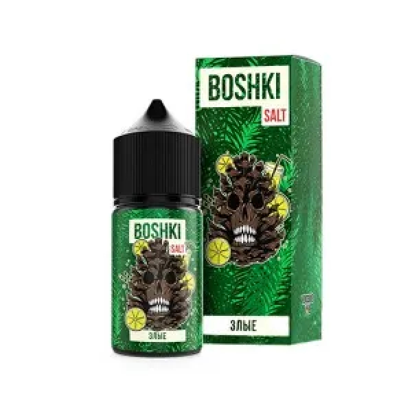 Жидкость BOSHKI Salt Злые (Лимонад ягоды хвоя) (30 мл, 20 мг/мл) в Петропавловске-Камчатском