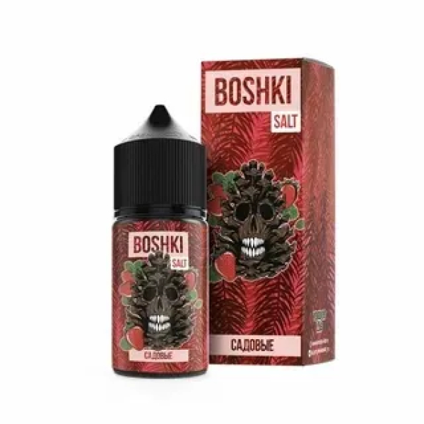 Жидкость BOSHKI Salt Садовые (клубника хвоя) (30 мл, 20 мг/мл) в Петропавловске-Камчатском