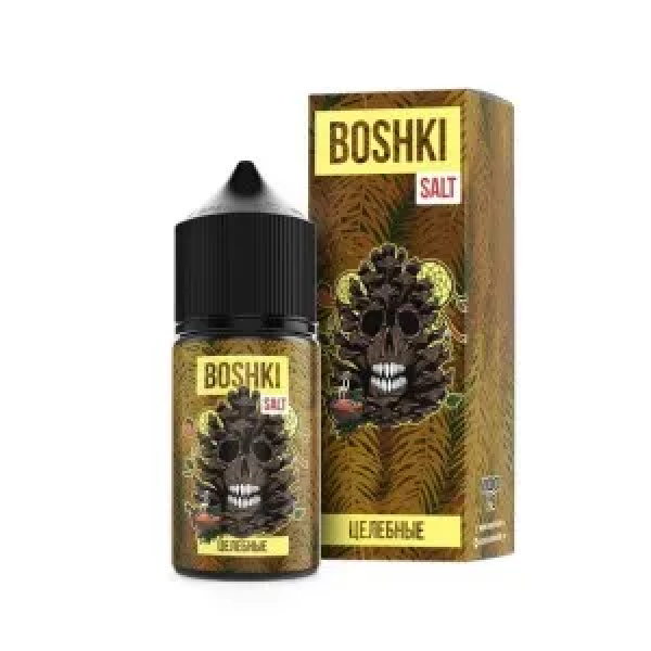Жидкость BOSHKI Salt Целебные (Мёд трава чай хвоя) (30 мл, 20 мг/мл) в Петропавловске-Камчатском