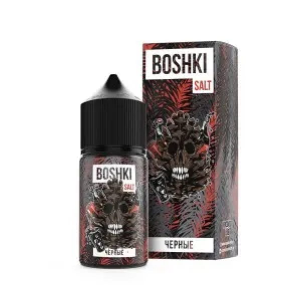 Жидкость BOSHKI Salt Черные (кола хвоя) (30 мл, 20 мг/мл) в Петропавловске-Камчатском