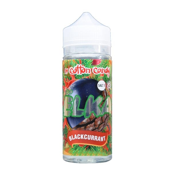 Жидкость Cotton Candy ЁLKA BLACKCURRANT (Хвоя С Мятой И Чёрной Смородиной) (120 мл, 0 мг/мл) в Петропавловске-Камчатском