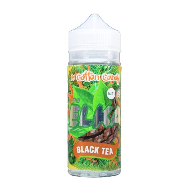 Жидкость Cotton Candy ЁLKA BLACK TEA (Хвоя С Мятой И Чёрным Чаем) (120 мл, 0 мг/мл) в Петропавловске-Камчатском
