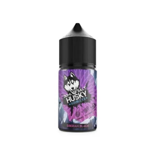 Жидкость Husky salt Double ice Siberian Black (Малина ежевика мята) (30 мл, 20 мг/мл) в Петропавловске-Камчатском