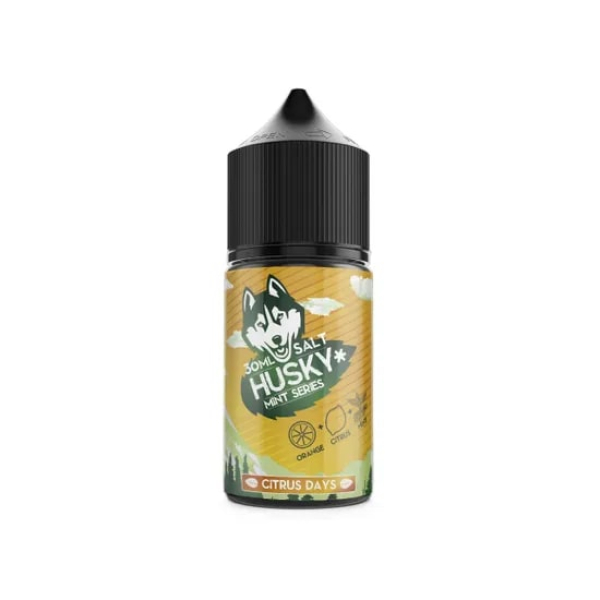 Жидкость Husky salt Mint series Citrus Days (Мороженное апельсин мята) (30 мл, 20 мг/мл) в Петропавловске-Камчатском
