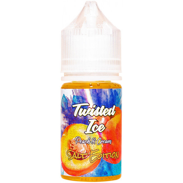 Жидкость Twisted Ice Salt Peach&Cream (Персиково Сливочный Щербет) (30 мл, 20 мг/мл) в Петропавловске-Камчатском