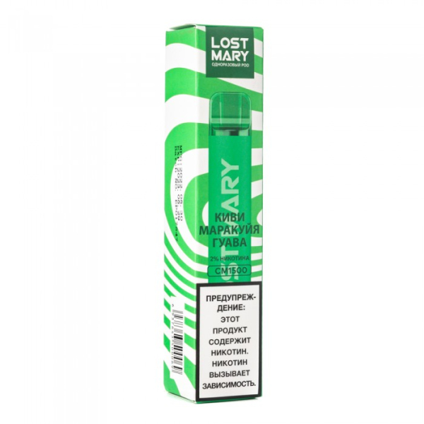 Lost Mary Kiwi Passion Fruit Guava Киви Маракуйя Гуава, 1500 тяг в Петропавловске-Камчатском