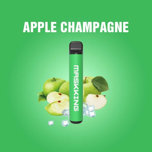 Одноразовая электронная сигарета Maskking High Pro Apple Champagne (Яблочное Шампанское) 1000 затяжек в Петропавловске-Камчатском