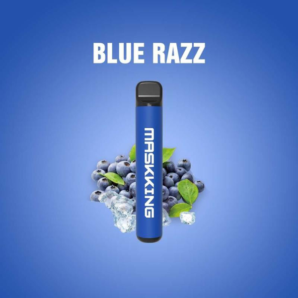 Одноразовая электронная сигарета Maskking High Pro Blue Razz (Черничный Рай) 1000 затяжек в Петропавловске-Камчатском